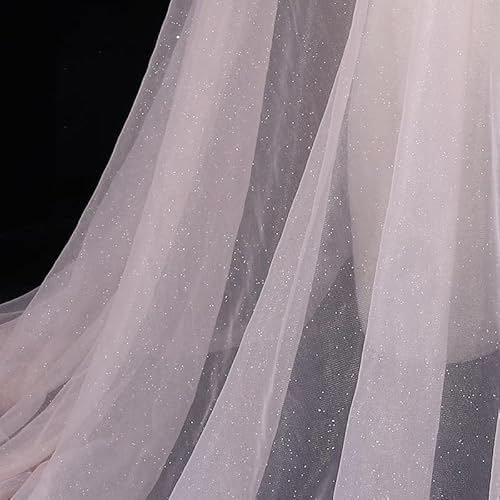 200cm*160cm Organza Stoffe zum Nähen Meterware,Dekostoff Kostümstoff zum Nähen Leichter Glanz Glitzer Organza Tüllstoff Für Kleidung Dekoration Gardine Vorhänge Tischdecken Deko Schals -beige 200cm*160cm Organza Stoffe zum Nähen Meterware,Dekostoff Kostümstoff zum Nähen Leichter Glanz Glitzer Organza Tüllstoff Für Kleidung Dekoration Gardine Vorhänge Tischdecken Deko Schals -beige von SYSUII