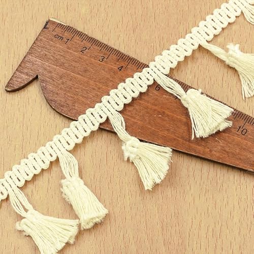 25m 4.5cm Breit Baumwolle Quaste Fransen Quasten Fransenborte Kostüm Quaste Trimmen DIY Zubehör Baumwollspitze für Bekleidungszubehör Nähen Handwerk Hochzeit Deko Handwerk & Dekoration -Beige gelb 25m 4.5cm Breit Baumwolle Quaste Fransen Quasten Fransenborte Kostüm Quaste Trimmen DIY Zubehör Baumwollspitze für Bekleidungszubehör Nähen Handwerk Hochzeit Deko Handwerk & Dekoration -Beige gelb von SYSUII