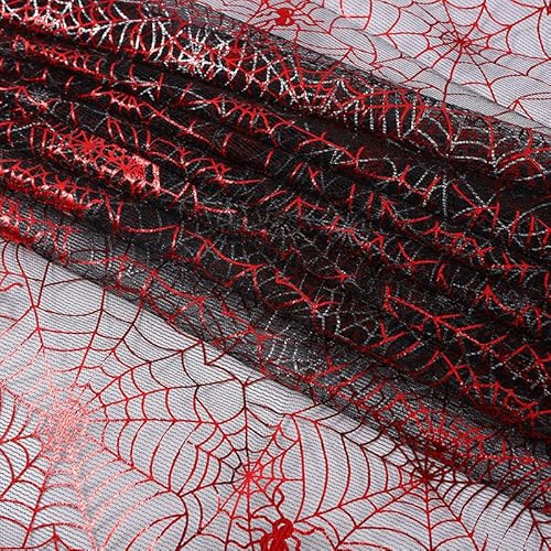 300 x 150cm Spinnennetz Netzstoff zum Nähen,Halloween Hexe Spinnennetz Stoff Netzstoff Dekostoff Kostümstoff zum Nähen Leichter Glanz Glitzer Tüllstoff Für Halloween Kleidung Basteln Party Dekoration 300 x 150cm Spinnennetz Netzstoff zum Nähen,Halloween Hexe Spinnennetz Stoff Netzstoff Dekostoff Kostümstoff zum Nähen Leichter Glanz Glitzer Tüllstoff Für Halloween Kleidung Basteln Party Dekoration von SYSUII