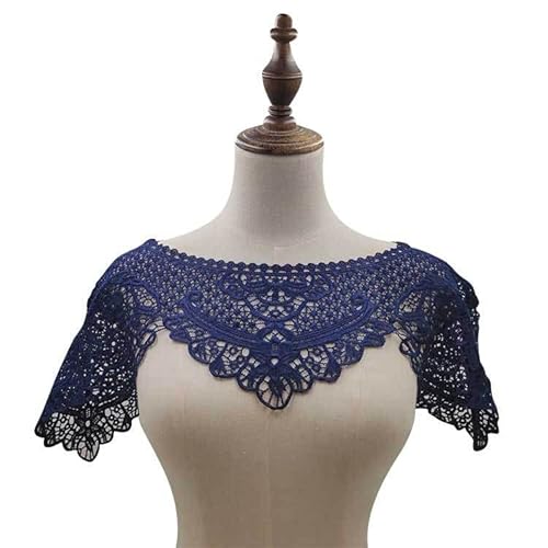 3D Blume Spitze Kragen Applikation Bestickter,Spitze Kragen Applikation Spitze Patch Spitzemotiv Applique Patches Verzieren Spitze Applique Patch Lace Trim für Kleid DIY Handarbeit,Navy Blau 3D Blume Spitze Kragen Applikation Bestickter,Spitze Kragen Applikation Spitze Patch Spitzemotiv Applique Patches Verzieren Spitze Applique Patch Lace Trim für Kleid DIY Handarbeit,Navy Blau von SYSUII