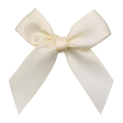 SYSUII 500 Stück Mini Satinband Schleifen, 4.5cm Satin Band Deko Schleifen Mini-Schleifen Klein Satin Band Schleife für Nähen,Scrapbooking,DIY Basteln Hochzeit Valentinstag Geschenkschleifen -Beige SYSUII 500 Stück Mini Satinband Schleifen, 4.5cm Satin Band Deko Schleifen Mini-Schleifen Klein Satin Band Schleife für Nähen,Scrapbooking,DIY Basteln Hochzeit Valentinstag Geschenkschleifen -Beige von SYSUII
