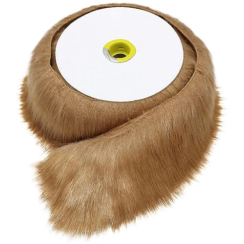 Kunstpelz Band Kunstfellband,7cmx200cm Kunstfell Bordüre DIY Dekoband Bordüre Rolle Plüsch Handwerksfell kunstleder für Zwergenbart DIY Handwerksdekoration Basteln Weihnachts Kunstfellband-Khaki Kunstpelz Band Kunstfellband,7cmx200cm Kunstfell Bordüre DIY Dekoband Bordüre Rolle Plüsch Handwerksfell kunstleder für Zwergenbart DIY Handwerksdekoration Basteln Weihnachts Kunstfellband-Khaki von SYSUII