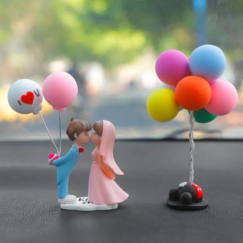 Niedliches Auto Armaturenbrett Ornament, Süße Cartoon-Paare Action-Figur Ballon-Ornament Figuren Paar Puppen mit Ballon Auto Innenraum Deko Figuren Auto-Armaturenbrett-Dekorationen Büro Zimmerdeko Niedliches Auto Armaturenbrett Ornament, Süße Cartoon-Paare Action-Figur Ballon-Ornament Figuren Paar Puppen mit Ballon Auto Innenraum Deko Figuren Auto-Armaturenbrett-Dekorationen Büro Zimmerdeko von SYSUII