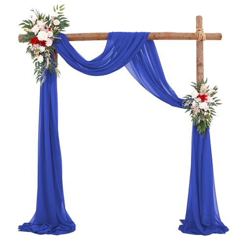 Querbehang Freihanddeko,1 Stück 75*600cm Chiffon Tüll Foto Hintergrund Vorhang Hochzeitsbogen Drapierung Stoff Freihanddeko Dekoration für Hochzeit Fotografie Party Geburtstag Taufe -Navy blau Querbehang Freihanddeko,1 Stück 75*600cm Chiffon Tüll Foto Hintergrund Vorhang Hochzeitsbogen Drapierung Stoff Freihanddeko Dekoration für Hochzeit Fotografie Party Geburtstag Taufe -Navy blau von SYSUII