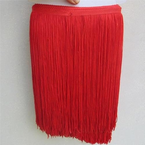 SYSUII 10 Meter Länge 30cm Breite Fransenborte Polyester Fransen Geschnitten Fransenborte Trimmen Lateinisches Tanzfransen Nähzubehör für DIY Basteln Apparel Kleidung,Kostüme,Nähen,Dekoration -Rot SYSUII 10 Meter Länge 30cm Breite Fransenborte Polyester Fransen Geschnitten Fransenborte Trimmen Lateinisches Tanzfransen Nähzubehör für DIY Basteln Apparel Kleidung,Kostüme,Nähen,Dekoration -Rot von SYSUII