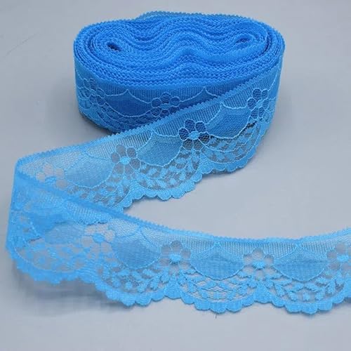 SYSUII 10 Yard Spitzenborte Spitzenband 4cm Breite Vintage Häkelband Häkelspitze Häkel-Borte Dekoband Spitze Zierband fur Hochzeit Deko DIY-Handwerk Tischdeko Basteln Geschenkband -Blau SYSUII 10 Yard Spitzenborte Spitzenband 4cm Breite Vintage Häkelband Häkelspitze Häkel-Borte Dekoband Spitze Zierband fur Hochzeit Deko DIY-Handwerk Tischdeko Basteln Geschenkband -Blau von SYSUII