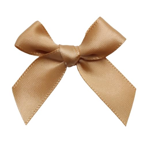 SYSUII 100 Stück Kleine Satinband Bögen Satinbandschleifen Schleifen zum Basteln 5×5cm Kleine Deko Schleife für DIY Handwerk Hochzeit Weihnachten Valentinstag Dekoration Karte Herstellung -Gold SYSUII 100 Stück Kleine Satinband Bögen Satinbandschleifen Schleifen zum Basteln 5×5cm Kleine Deko Schleife für DIY Handwerk Hochzeit Weihnachten Valentinstag Dekoration Karte Herstellung -Gold von SYSUII