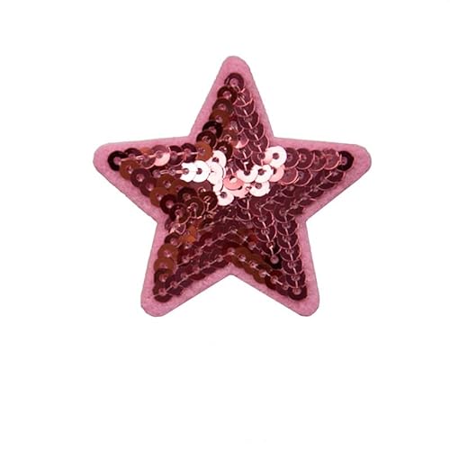 SYSUII 10PCS Bestickte Patches zum Aufbügeln Glitzer Pailletten Fünfzackiger Stern Bestickte Aufnäher zum Aufnähen Bügelflicken Patches Applikation für Hut,Jeans,Jacken Rucksäcke,DIY-Zubehör-Rosa SYSUII 10PCS Bestickte Patches zum Aufbügeln Glitzer Pailletten Fünfzackiger Stern Bestickte Aufnäher zum Aufnähen Bügelflicken Patches Applikation für Hut,Jeans,Jacken Rucksäcke,DIY-Zubehör-Rosa von SYSUII