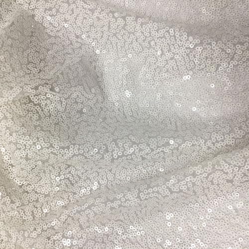 SYSUII 135cm * 1m Paillettenstoff Sparkly Stoff glitzernder Stoff Dekostoff Kostümstoff zum Nähen Stoff Tüll Pailletten-Stoff für Hochzeit Kleid Dekoration DIY Tisch Tutu Rock Party Deko - Weiße #2 SYSUII 135cm * 1m Paillettenstoff Sparkly Stoff glitzernder Stoff Dekostoff Kostümstoff zum Nähen Stoff Tüll Pailletten-Stoff für Hochzeit Kleid Dekoration DIY Tisch Tutu Rock Party Deko - Weiße #2 von SYSUII