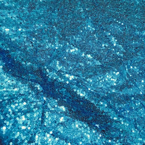 SYSUII 135cm * 2m Paillettenstoff Sparkly Stoff glitzernder Stoff Dekostoff Kostümstoff zum Nähen Stoff Tüll Pailletten-Stoff für Hochzeit Kleid Dekoration DIY Tisch Tutu Rock Party Deko - Blau #2 SYSUII 135cm * 2m Paillettenstoff Sparkly Stoff glitzernder Stoff Dekostoff Kostümstoff zum Nähen Stoff Tüll Pailletten-Stoff für Hochzeit Kleid Dekoration DIY Tisch Tutu Rock Party Deko - Blau #2 von SYSUII
