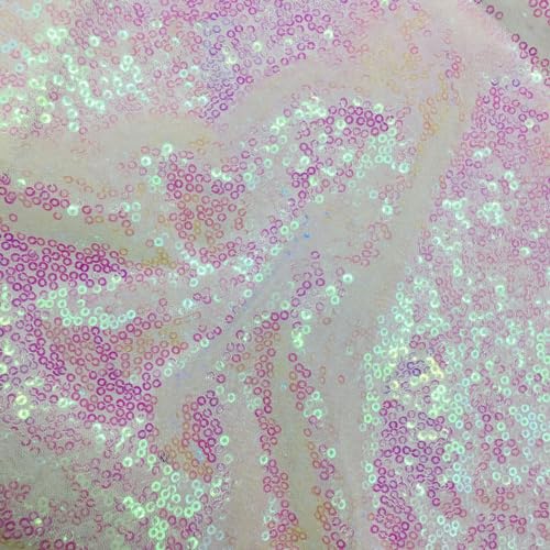 SYSUII 135cm * 2m Paillettenstoff Sparkly Stoff glitzernder Stoff Dekostoff Kostümstoff zum Nähen Stoff Tüll Pailletten-Stoff für Hochzeit Kleid Dekoration DIY Tisch Tutu Rock Party Deko - Bunt SYSUII 135cm * 2m Paillettenstoff Sparkly Stoff glitzernder Stoff Dekostoff Kostümstoff zum Nähen Stoff Tüll Pailletten-Stoff für Hochzeit Kleid Dekoration DIY Tisch Tutu Rock Party Deko - Bunt von SYSUII