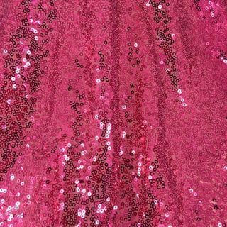 SYSUII 135cm * 2m Paillettenstoff Sparkly Stoff glitzernder Stoff Dekostoff Kostümstoff zum Nähen Stoff Tüll Pailletten-Stoff für Hochzeit Kleid Dekoration DIY Tisch Tutu Rock Party Deko - Rose von SYSUII