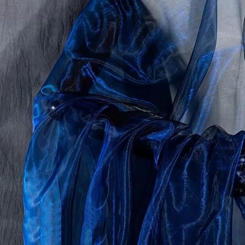 SYSUII 150cm*3m Organzastoff Glitzer Dekostoff zum Nähen Sparkly glitzernder Stoff Kostümstoff zum Nähen für Hochzeit Kleid Dekoration DIY Tisch Tutu Rock Party Deko Geschenk Bogen- Dunkelblau SYSUII 150cm*3m Organzastoff Glitzer Dekostoff zum Nähen Sparkly glitzernder Stoff Kostümstoff zum Nähen für Hochzeit Kleid Dekoration DIY Tisch Tutu Rock Party Deko Geschenk Bogen- Dunkelblau von SYSUII