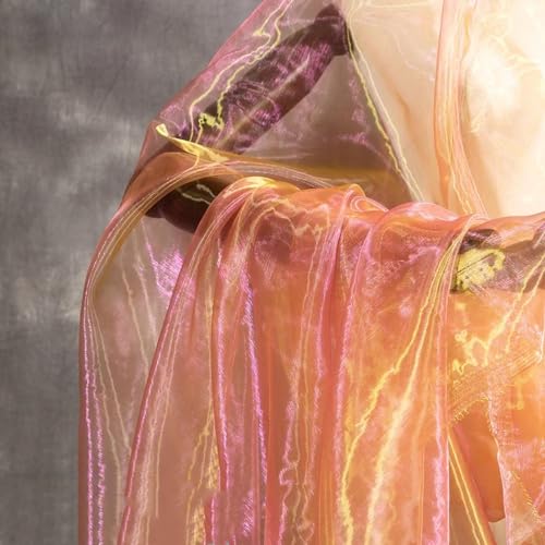SYSUII 150cm*3m Organzastoff Glitzer Dekostoff zum Nähen Sparkly glitzernder Stoff Kostümstoff zum Nähen für Hochzeit Kleid Dekoration DIY Tisch Tutu Rock Party Deko Geschenk Bogen- Rosa Orange SYSUII 150cm*3m Organzastoff Glitzer Dekostoff zum Nähen Sparkly glitzernder Stoff Kostümstoff zum Nähen für Hochzeit Kleid Dekoration DIY Tisch Tutu Rock Party Deko Geschenk Bogen- Rosa Orange von SYSUII