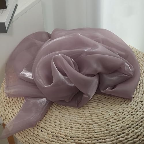 SYSUII 150cm * 100cm Organza Glitzer Tüll Dekostoff Kostümstoff zum Dekorieren Basteln Hauch Zart,Fein Schimmernder glitzernder Glanz Stoffe für Hochzeitskleid Tischdecke Party Deko -Grau Rosa SYSUII 150cm * 100cm Organza Glitzer Tüll Dekostoff Kostümstoff zum Dekorieren Basteln Hauch Zart,Fein Schimmernder glitzernder Glanz Stoffe für Hochzeitskleid Tischdecke Party Deko -Grau Rosa von SYSUII