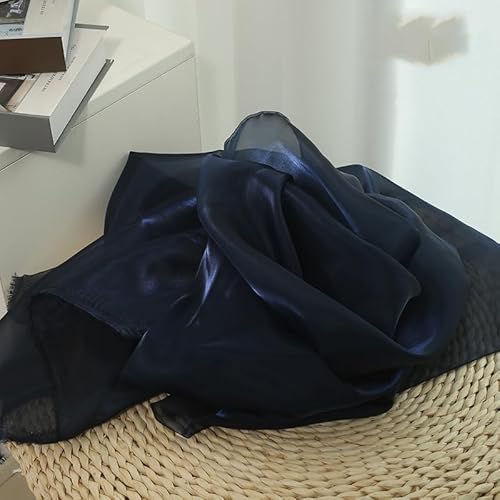 SYSUII 150cm * 300cm Organza Glitzer Tüll Dekostoff Kostümstoff zum Dekorieren Basteln Hauch Zart,Fein Schimmernder glitzernder Glanz Stoffe für Hochzeitskleid Tischdecke Party Deko -Navy blau SYSUII 150cm * 300cm Organza Glitzer Tüll Dekostoff Kostümstoff zum Dekorieren Basteln Hauch Zart,Fein Schimmernder glitzernder Glanz Stoffe für Hochzeitskleid Tischdecke Party Deko -Navy blau von SYSUII