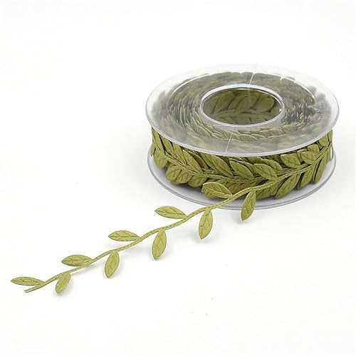 SYSUII 15m * 2.5cm Künstliche Reben Blätter Geschenkband Buchsgirlande Bastelschnur Dekokordel Girlande Blattband Geschenkband für Hausgarten Hochzeit Party Dekoration -Grün #3 SYSUII 15m * 2.5cm Künstliche Reben Blätter Geschenkband Buchsgirlande Bastelschnur Dekokordel Girlande Blattband Geschenkband für Hausgarten Hochzeit Party Dekoration -Grün #3 von SYSUII