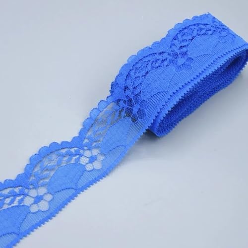 SYSUII 20 Yard Spitzenborte Spitzenband 4cm Breite Vintage Häkelband Häkelspitze Häkel-Borte Dekoband Spitze Zierband fur Hochzeit Deko DIY-Handwerk Tischdeko Basteln Geschenkband -Dunkelblau SYSUII 20 Yard Spitzenborte Spitzenband 4cm Breite Vintage Häkelband Häkelspitze Häkel-Borte Dekoband Spitze Zierband fur Hochzeit Deko DIY-Handwerk Tischdeko Basteln Geschenkband -Dunkelblau von SYSUII