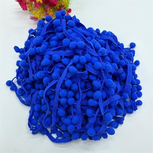 SYSUII 20 Yards Pomponborte zum Nähen Dekoband Mit Bommeln Bälle Fransenborte Zierband Pom Pom Fransenband Pom Pom Trim Bommel Borte für DIY Handwerk Dekorieren Für Kleid Schal Hut Vorhang-Dunkelblau SYSUII 20 Yards Pomponborte zum Nähen Dekoband Mit Bommeln Bälle Fransenborte Zierband Pom Pom Fransenband Pom Pom Trim Bommel Borte für DIY Handwerk Dekorieren Für Kleid Schal Hut Vorhang-Dunkelblau von SYSUII
