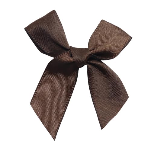 SYSUII 25 Stück Kleine Satinband Bögen Satinbandschleifen Schleifen zum Basteln 5×5cm Kleine Deko Schleife für DIY Handwerk Hochzeit Weihnachten Valentinstag Dekoration Karte Herstellung -Dunkelbraun SYSUII 25 Stück Kleine Satinband Bögen Satinbandschleifen Schleifen zum Basteln 5×5cm Kleine Deko Schleife für DIY Handwerk Hochzeit Weihnachten Valentinstag Dekoration Karte Herstellung -Dunkelbraun von SYSUII