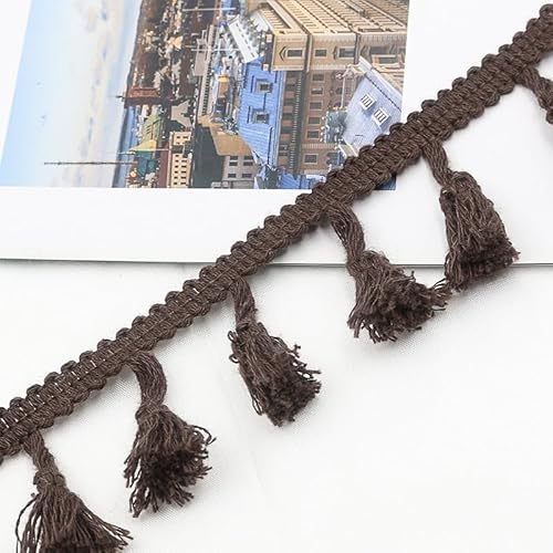SYSUII 25m 4.5cm Breit Baumwolle Quaste Fransen Quasten Fransenborte Kostüm Quaste Trimmen DIY Zubehör Baumwollspitze für Bekleidungszubehör Nähen Handwerk Hochzeit Deko Handwerk & Dekoration -Kaffee SYSUII 25m 4.5cm Breit Baumwolle Quaste Fransen Quasten Fransenborte Kostüm Quaste Trimmen DIY Zubehör Baumwollspitze für Bekleidungszubehör Nähen Handwerk Hochzeit Deko Handwerk & Dekoration -Kaffee von SYSUII