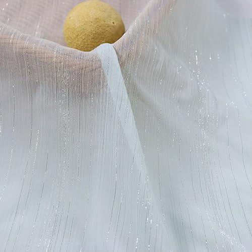 SYSUII 3M Glitzer Tüllstoff zum Nähen,150cm breit Chiffon Dekostoff Kostümstoff Leichter Glanz Stoff für Hochzeit Kleid Dekoration DIY Tutu Rock Party Deko Gardine Vorhänge Tischdecken Deko-Weiß SYSUII 3M Glitzer Tüllstoff zum Nähen,150cm breit Chiffon Dekostoff Kostümstoff Leichter Glanz Stoff für Hochzeit Kleid Dekoration DIY Tutu Rock Party Deko Gardine Vorhänge Tischdecken Deko-Weiß von SYSUII