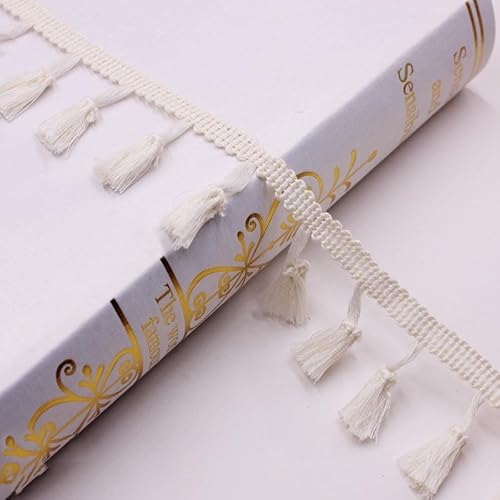 SYSUII 50 Yard Vintage Fransenborte Fransen Spitzenbesatz Bänder - 4cm Baumwolle spitzenband Fransenband Häkelband Spitze Borte für Nähen Handwerk Kleid, Kleidung, Nähzubehör für DIY -Beige SYSUII 50 Yard Vintage Fransenborte Fransen Spitzenbesatz Bänder - 4cm Baumwolle spitzenband Fransenband Häkelband Spitze Borte für Nähen Handwerk Kleid, Kleidung, Nähzubehör für DIY -Beige von SYSUII