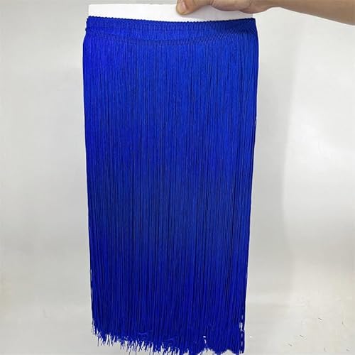 SYSUII 50cm x 10m Quaste Seide Fransen Geschnitten Fransenborte Quaste Fransen-Borten Bänder zum Nähen,DIY Basteln,Kleidung Dessous Kostüme Vorhänge Dekoration Tanzfransen Schnittfranse -Dunkelblau SYSUII 50cm x 10m Quaste Seide Fransen Geschnitten Fransenborte Quaste Fransen-Borten Bänder zum Nähen,DIY Basteln,Kleidung Dessous Kostüme Vorhänge Dekoration Tanzfransen Schnittfranse -Dunkelblau von SYSUII