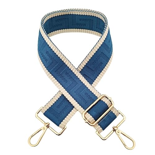 SYSUII 5cm Breiter Schultergurt längenverstellbarer Tragegurt 72-130CM Tragegurt Schulterriemen mit Karabiner für Tragetaschen Handtasche Taschengurte zum Wechseln für Canvas Tasche -Blau SYSUII 5cm Breiter Schultergurt längenverstellbarer Tragegurt 72-130CM Tragegurt Schulterriemen mit Karabiner für Tragetaschen Handtasche Taschengurte zum Wechseln für Canvas Tasche -Blau von SYSUII