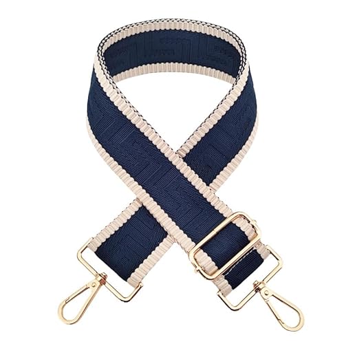 SYSUII 5cm Breiter Schultergurt längenverstellbarer Tragegurt 72-130CM Tragegurt Schulterriemen mit Karabiner für Tragetaschen Handtasche Taschengurte zum Wechseln für Canvas Tasche -dunkelblau SYSUII 5cm Breiter Schultergurt längenverstellbarer Tragegurt 72-130CM Tragegurt Schulterriemen mit Karabiner für Tragetaschen Handtasche Taschengurte zum Wechseln für Canvas Tasche -dunkelblau von SYSUII