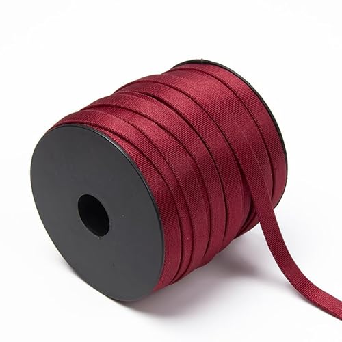 SYSUII Gummiband Gummibänder 20m 10mm Breite - Stretch Gummiband zum Nähen von Kleidung Handwerk Projekt Gummilitze Elastische Bänder für Kleid Rock Bund Perücke Bänder Unterwäsche BH-Träger -Weinrot SYSUII Gummiband Gummibänder 20m 10mm Breite - Stretch Gummiband zum Nähen von Kleidung Handwerk Projekt Gummilitze Elastische Bänder für Kleid Rock Bund Perücke Bänder Unterwäsche BH-Träger -Weinrot von SYSUII
