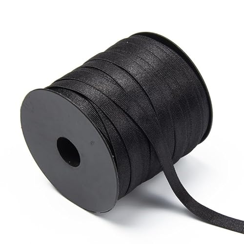 SYSUII Gummiband Gummibänder 20m 10mm Breite - Stretch Gummiband zum Nähen von Kleidung Handwerk Projekt Gummilitze Elastische Bänder für Kleid Rock Bund Perücke Bänder Unterwäsche BH-Träger -Schwarz SYSUII Gummiband Gummibänder 20m 10mm Breite - Stretch Gummiband zum Nähen von Kleidung Handwerk Projekt Gummilitze Elastische Bänder für Kleid Rock Bund Perücke Bänder Unterwäsche BH-Träger -Schwarz von SYSUII