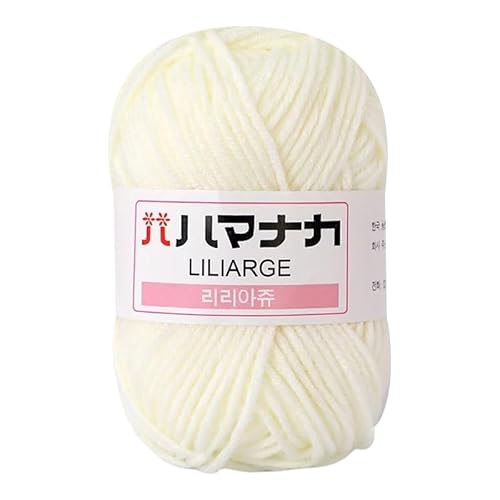 SYSUII Milchgarn 2 Rollen 25 g/Rolle Baumwollgarn Häkelwolle Garn Baumwollmischung Häkelgarn Wolle Garn zum Häkeln Stricken Baby Garn zum Häkeln und Stricken zum Hut Schuhe Socken Schal -Milchig weiß SYSUII Milchgarn 2 Rollen 25 g/Rolle Baumwollgarn Häkelwolle Garn Baumwollmischung Häkelgarn Wolle Garn zum Häkeln Stricken Baby Garn zum Häkeln und Stricken zum Hut Schuhe Socken Schal -Milchig weiß von SYSUII