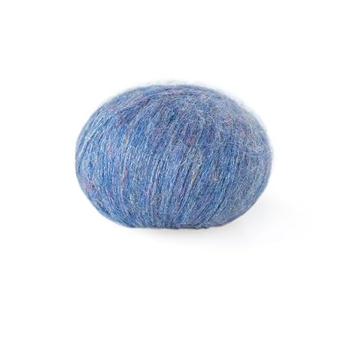 SYSUII Mohair 50g Mohairwolle Handstrickgarn zum Stricken & Häkeln Handstrickgarn Häkelgarn Strickgarn Weicher Wolle zum Häkeln Wollgarn für DIY Basteln Hüte Schal Pullover Decke Kissen -Blau SYSUII Mohair 50g Mohairwolle Handstrickgarn zum Stricken & Häkeln Handstrickgarn Häkelgarn Strickgarn Weicher Wolle zum Häkeln Wollgarn für DIY Basteln Hüte Schal Pullover Decke Kissen -Blau von SYSUII