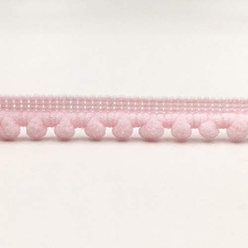 SYSUII Pomponborte zum Nähen 20 Yards Pom Pom Fransenband Bommelborte Fransen Trim Quasten Zierborrte Pom Pom Bommel Fringe nähzubehör für DIY Handwerk Dekorieren Für Kleid Schal Hut Vorhang -Rosa SYSUII Pomponborte zum Nähen 20 Yards Pom Pom Fransenband Bommelborte Fransen Trim Quasten Zierborrte Pom Pom Bommel Fringe nähzubehör für DIY Handwerk Dekorieren Für Kleid Schal Hut Vorhang -Rosa von SYSUII