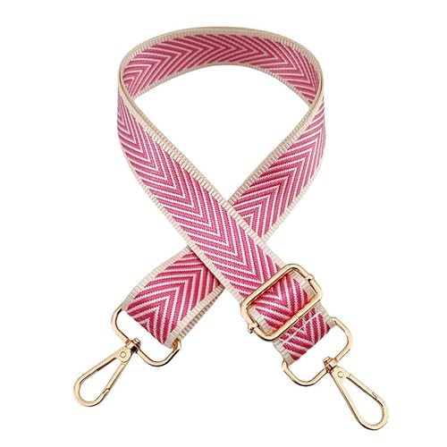 SYSUII Schultergurt Für Taschen 3.8cm Breiter Taschengurt für Damen Herren 72-130CM Verstellbarer Schultergurt für Umhängetasche Handtasche Taschengurte zum Wechseln für Crossbody Bag -Rosa SYSUII Schultergurt Für Taschen 3.8cm Breiter Taschengurt für Damen Herren 72-130CM Verstellbarer Schultergurt für Umhängetasche Handtasche Taschengurte zum Wechseln für Crossbody Bag -Rosa von SYSUII