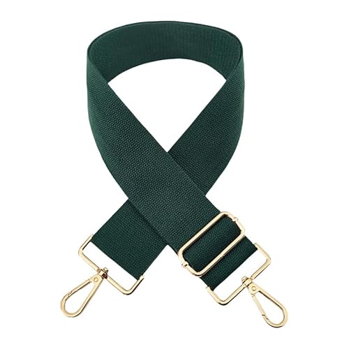 SYSUII Schultergurt Für Taschen 5cm Breiter Taschengurt für Damen 72-130CM Einfarbig Verstellbarer Schultergurt für Taschen Handtasche Taschengurte zum Wechseln für Crossbody Bag -dunkelgrün von SYSUII