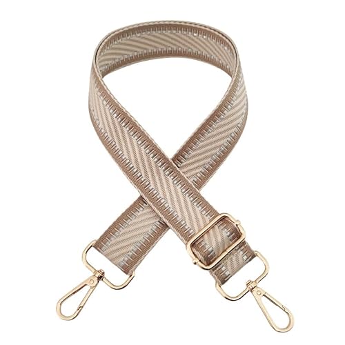 SYSUII Schultergurt für Taschen Breit 3.8cm, Verstellbar 72-130CM Tragegurt Schulterriemen mit Silber Karabiner für Schultertaschen Tragetaschen Handtasche Canvas Umhängetaschen -Khaki Beige SYSUII Schultergurt für Taschen Breit 3.8cm, Verstellbar 72-130CM Tragegurt Schulterriemen mit Silber Karabiner für Schultertaschen Tragetaschen Handtasche Canvas Umhängetaschen -Khaki Beige von SYSUII
