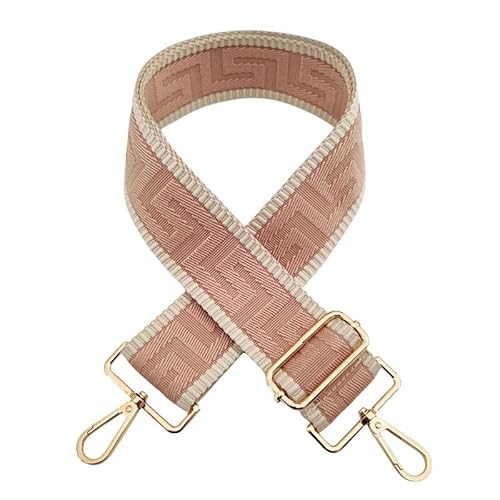 SYSUII Schultergurt für Taschen Breit 5cm,Damen Taschengurte zum Wechseln Bunt Verstellbarer Ersatzgürtel Schulterriemen mit Karabiner für Handtasche Tragetaschen Canvas Umhängetaschen -Rosa SYSUII Schultergurt für Taschen Breit 5cm,Damen Taschengurte zum Wechseln Bunt Verstellbarer Ersatzgürtel Schulterriemen mit Karabiner für Handtasche Tragetaschen Canvas Umhängetaschen -Rosa von SYSUII