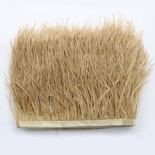 SYSUII Straußenfedern Federn Fringe Trim, 1m 8-10cm Natürlichen Feder Fransen Quaste Fransenborte Fransenband für DIY Kleid Nähen Handwerk Kostüme Dekoration Halloween Federband Bastelzubehör -Khaki SYSUII Straußenfedern Federn Fringe Trim, 1m 8-10cm Natürlichen Feder Fransen Quaste Fransenborte Fransenband für DIY Kleid Nähen Handwerk Kostüme Dekoration Halloween Federband Bastelzubehör -Khaki von SYSUII