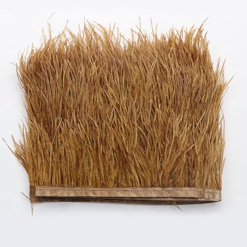 SYSUII Straußenfedern Federn Fringe Trim, 1m 8-10cm Natürlichen Feder Fransen Quaste Fransenborte Fransenband für DIY Kleid Nähen Handwerk Kostüme Dekoration Halloween Federband Bastelzubehör -braun SYSUII Straußenfedern Federn Fringe Trim, 1m 8-10cm Natürlichen Feder Fransen Quaste Fransenborte Fransenband für DIY Kleid Nähen Handwerk Kostüme Dekoration Halloween Federband Bastelzubehör -braun von SYSUII