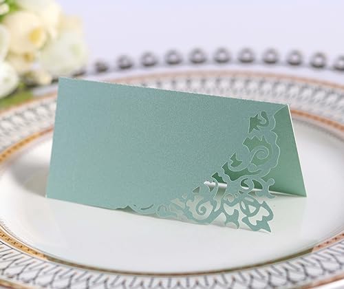 SYSUII Tischkarten Namenskarten 100 Stück Platzkarten zum beschriften Perlglanzpapier Sitznummernkarten für Hochzeit Tischdeko, Geburtstag, Taufe, Kommunion Bankett Abendessen Party Dekoration-Grün SYSUII Tischkarten Namenskarten 100 Stück Platzkarten zum beschriften Perlglanzpapier Sitznummernkarten für Hochzeit Tischdeko, Geburtstag, Taufe, Kommunion Bankett Abendessen Party Dekoration-Grün von SYSUII