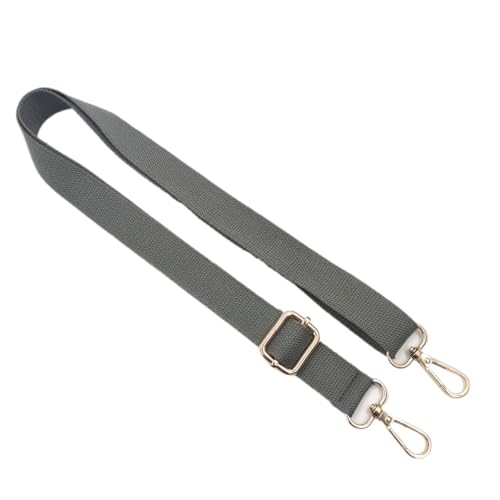 SYSUII Verstellbarer Schultergurt für Taschen Breit 2.5cm 72-130 cm Taschengurt Schulterriemen Einfarbig Taschenriemen für Damen Crossbody Canvas Tasche Tragetaschen Handtaschen DIY-Zubehör-Grau SYSUII Verstellbarer Schultergurt für Taschen Breit 2.5cm 72-130 cm Taschengurt Schulterriemen Einfarbig Taschenriemen für Damen Crossbody Canvas Tasche Tragetaschen Handtaschen DIY-Zubehör-Grau von SYSUII