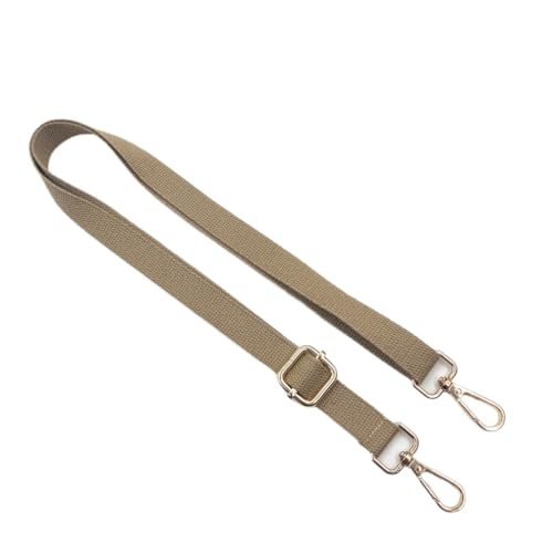 SYSUII Verstellbarer Schultergurt für Taschen Breit 2.5cm 72-130 cm Taschengurt Schulterriemen Einfarbig Taschenriemen für Damen Crossbody Canvas Tasche Tragetaschen Handtaschen DIY-Zubehör-Khaki SYSUII Verstellbarer Schultergurt für Taschen Breit 2.5cm 72-130 cm Taschengurt Schulterriemen Einfarbig Taschenriemen für Damen Crossbody Canvas Tasche Tragetaschen Handtaschen DIY-Zubehör-Khaki von SYSUII