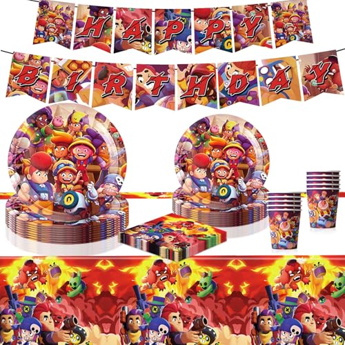 Birthday Decoration, 52pcs Geburtstagsdeko, Party Tableware Set, Deko Geburtstag Kinder, Geburtstag Party Set Kinder, Tischdecke Pappteller Servietten Tasse etc, Birthday Decorations for Children Birthday Decoration, 52pcs Geburtstagsdeko, Party Tableware Set, Deko Geburtstag Kinder, Geburtstag Party Set Kinder, Tischdecke Pappteller Servietten Tasse etc, Birthday Decorations for Children von SYSYSYYASNL