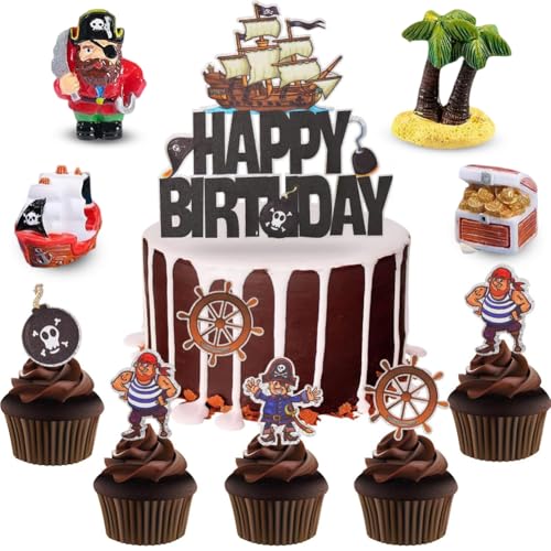 Piraten Figuren Torte Dekoration,11 Stück Mini Piraten Tortendeko,Piraten Kuchen Deko,Piraten Birthday Cupcake Cake Topper Piraten Geburtstag Für Kindergeburtstag Piraten Figuren Torte Dekoration,11 Stück Mini Piraten Tortendeko,Piraten Kuchen Deko,Piraten Birthday Cupcake Cake Topper Piraten Geburtstag Für Kindergeburtstag von SYTTNUM