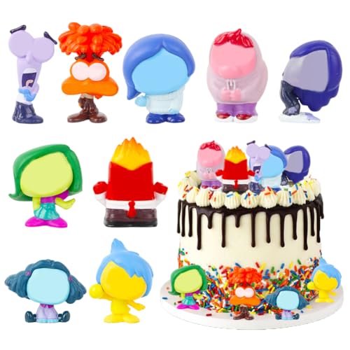 SYTTNUM 9 stück Mini figuren deko set, Inside Party Kuchen Dekoration, Cartoon geburtstag dekoration, Inside Tortendeko Spielzeug Figuren Set für Kinder Fans Geburtstag SYTTNUM 9 stück Mini figuren deko set, Inside Party Kuchen Dekoration, Cartoon geburtstag dekoration, Inside Tortendeko Spielzeug Figuren Set für Kinder Fans Geburtstag von SYTTNUM