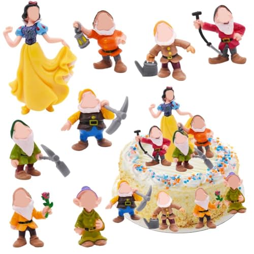 SYTTNUM Prinzessin Figuren Set,Prinzessin Party Figuren,Prinzessin und Zwerge Figuren,Cartoon Cake Toppers,Geschenke für Kindergeburtstag Party Dekoration SYTTNUM Prinzessin Figuren Set,Prinzessin Party Figuren,Prinzessin und Zwerge Figuren,Cartoon Cake Toppers,Geschenke für Kindergeburtstag Party Dekoration von SYTTNUM