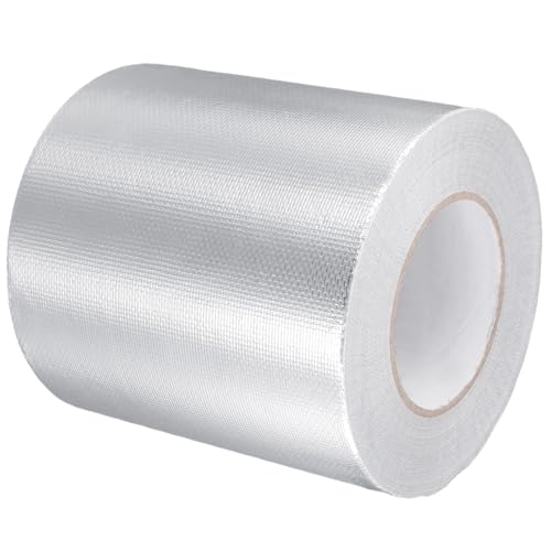 SYUTBOU Aluminium Klebeband 150mm x 50 m, Selbstklebendes Alu Klebeband Aluminiumband zum Versiegeln, Reparieren, Silber SYUTBOU Aluminium Klebeband 150mm x 50 m, Selbstklebendes Alu Klebeband Aluminiumband zum Versiegeln, Reparieren, Silber von SYUTBOU