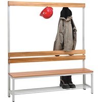 SZ Metall Garderobenbank mit Haken und Schuhrost 57153-1 buche Holz 150,0 cm SZ Metall Garderobenbank mit Haken und Schuhrost 57153-1 buche Holz 150,0 cm von SZ Metall
